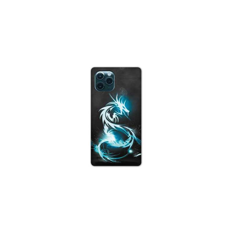 Coque pour Samsung Galaxy S20 ULTRA Dragon Bleu