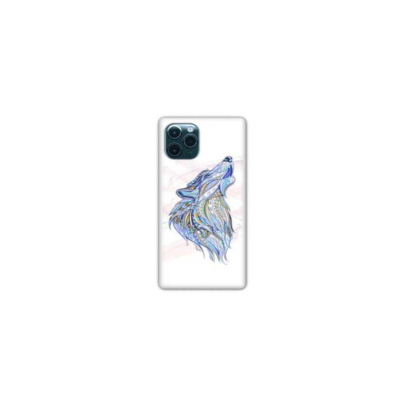 Coque pour Samsung Galaxy S20 ULTRA Ethniques Loup Color