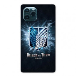 Coque pour Samsung Galaxy S20 ULTRA Manga Attaque titans noir