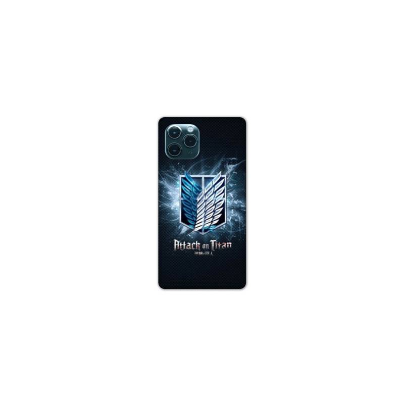 Coque pour Samsung Galaxy S20 ULTRA Manga Attaque titans noir