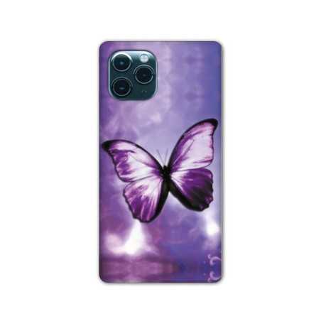 Coque pour Samsung Galaxy S20 ULTRA papillons violet et blanc