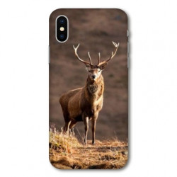 Coque pour Samsung Galaxy A01 chasse chevreuil Blanc