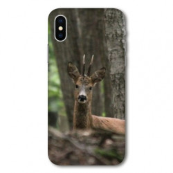 Coque pour Samsung Galaxy A01 chasse chevreuil Bois