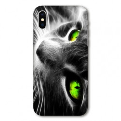 Coque pour Samsung Galaxy A01 Chat Vert