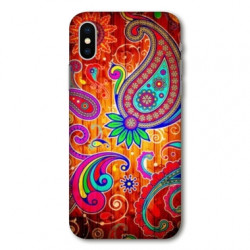Coque pour Samsung Galaxy A01 fleur psychedelic