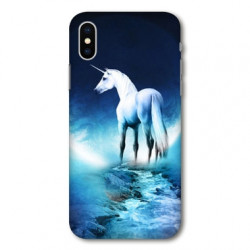Coque pour Samsung Galaxy A01 Licorne Lune