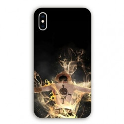 Coque pour Samsung Galaxy A01 Manga One Piece Ace noir