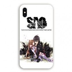 Coque pour Samsung Galaxy A01 Manga SAO sword Art Online blanc
