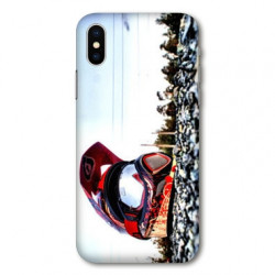 Coque pour Samsung Galaxy A01 Moto Casque Cross