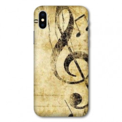 Coque pour Samsung Galaxy A01 Musique clé sol vintage