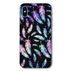 Coque pour Samsung Galaxy A01 Psychedelic Plume