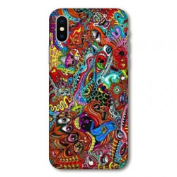 Coque pour Samsung Galaxy A01 Psychedelic Yeux