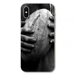 Coque pour Samsung Galaxy A01 Rugby ballon vintage