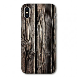 Coque pour Samsung Galaxy A01 Texture bois