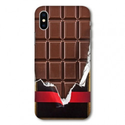 Coque pour Samsung Galaxy A01 Trompe œil chocolat
