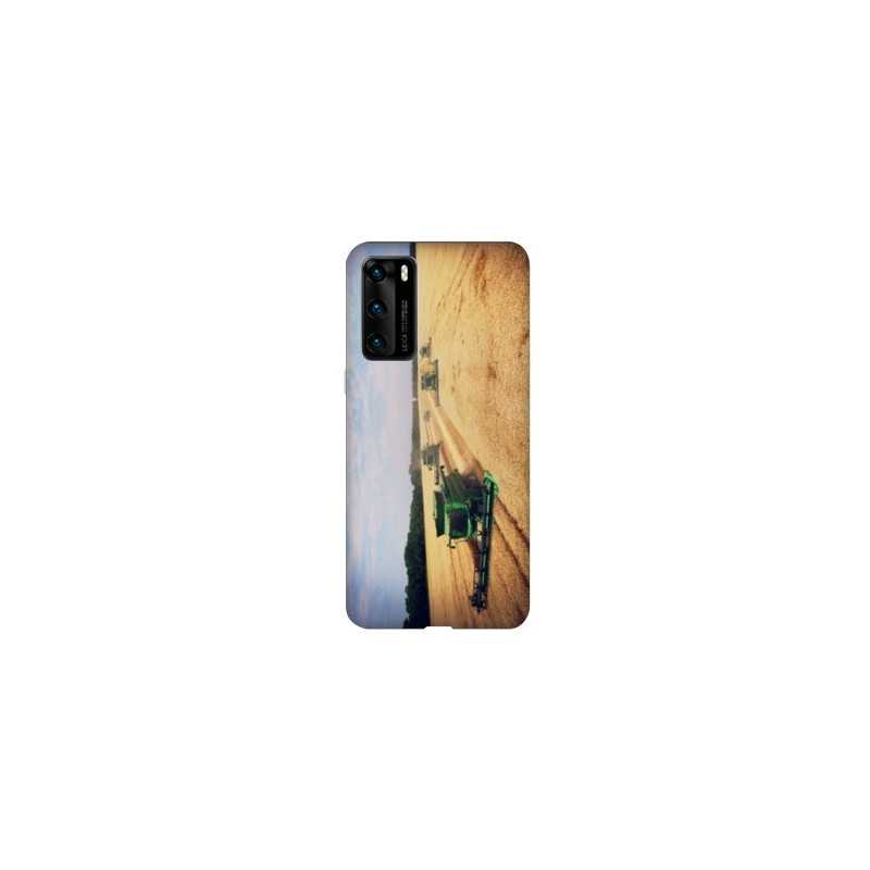 Coque pour Huawei P40 Agriculture Moissonneuse