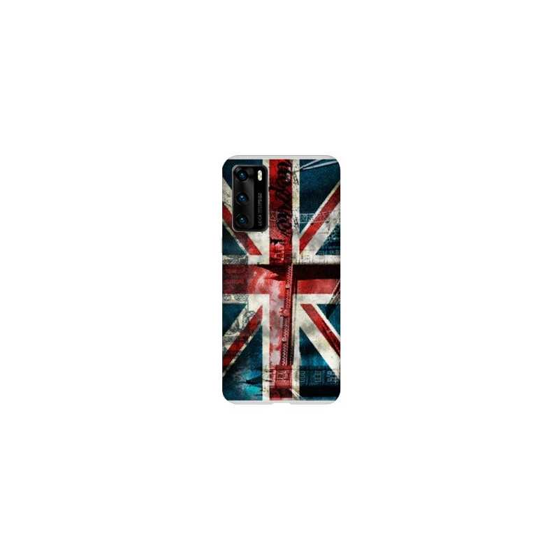 Coque pour Huawei P40 Angleterre UK Jean's