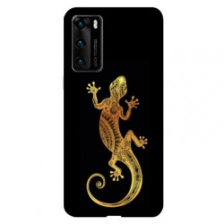 Coque pour Huawei P40 Animaux Maori lezard noir
