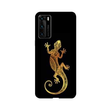Coque pour Huawei P40 Animaux Maori lezard noir
