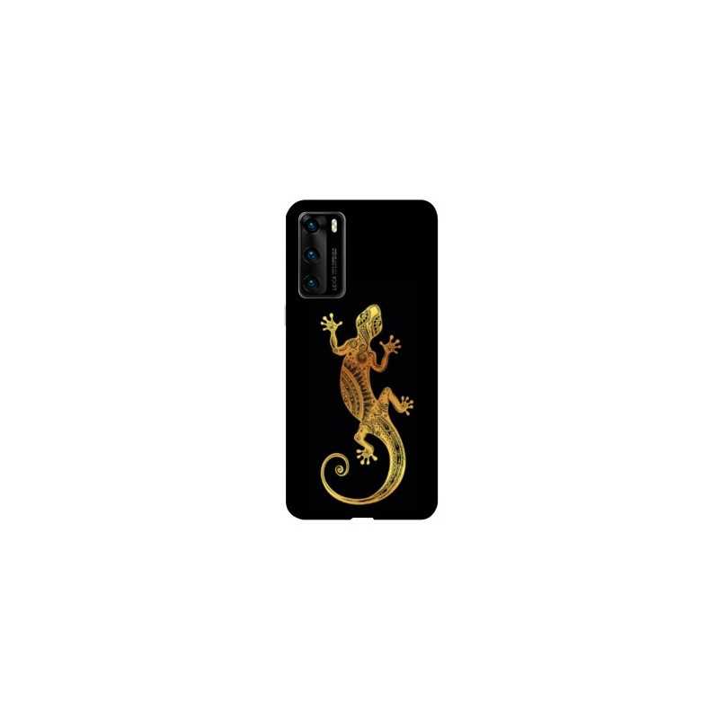 Coque pour Huawei P40 Animaux Maori lezard noir