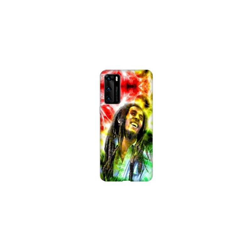 Coque pour Huawei P40 Bob Marley Color