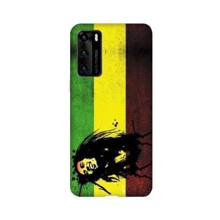 Coque pour Huawei P40 Bob Marley Drapeau