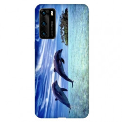 Coque pour Huawei P40 Dauphin ile