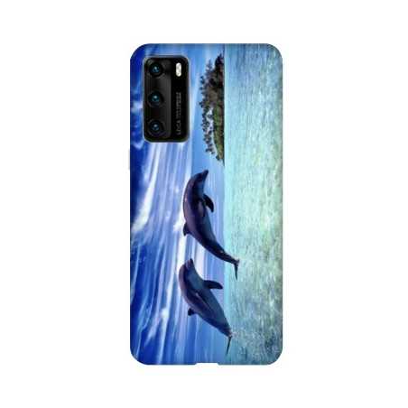 Coque pour Huawei P40 Dauphin ile
