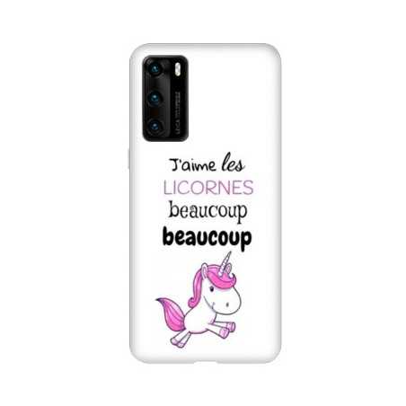 Coque pour Huawei P40 Decale licornes