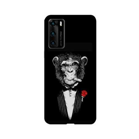 Coque pour Huawei P40 Decale Singe Mafia