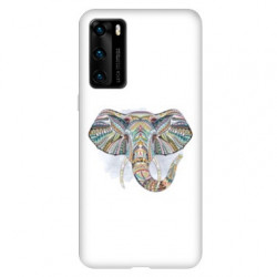 Coque pour Huawei P40 Ethniques Elephant Color B
