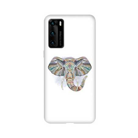 Coque pour Huawei P40 Ethniques Elephant Color B