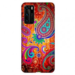 Coque pour Huawei P40 fleur psychedelic