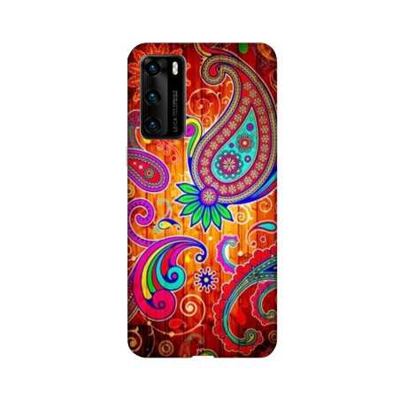 Coque pour Huawei P40 fleur psychedelic