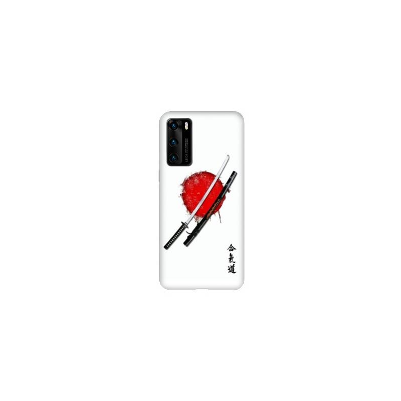 Coque pour Huawei P40 Japon épée