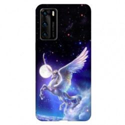 Coque pour Huawei P40 Licorne Céleste