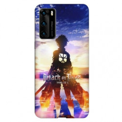 Coque pour Huawei P40 Manga Attaque titans Soleil