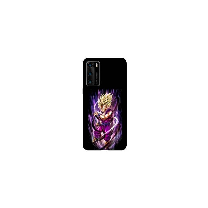 Coque pour Huawei P40 Manga Dragon Ball Sangohan violet