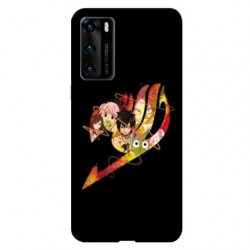 Coque pour Huawei P40 Manga Fairy Tail Logo Noir