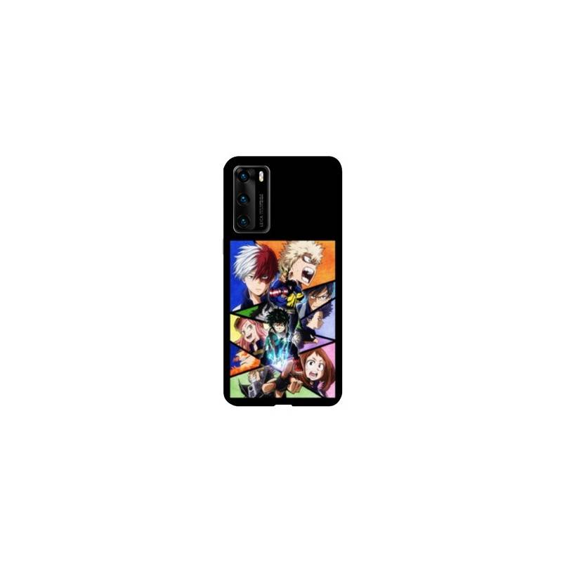 Coque pour Huawei P40 Manga My hero academia noir