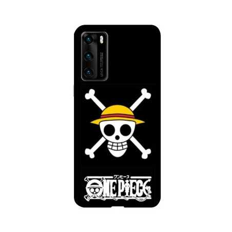 Coque pour Huawei P40 Manga One Piece tete de mort