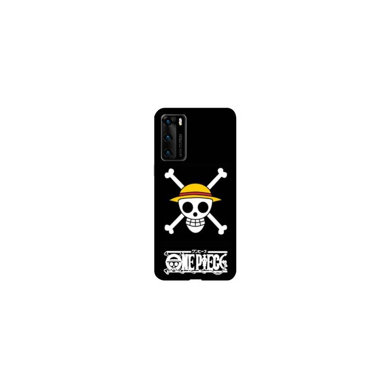 Coque pour Huawei P40 Manga One Piece tete de mort