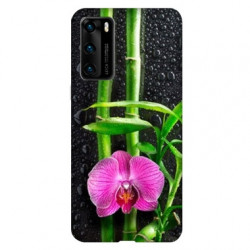 Coque pour Huawei P40 orchidee bambou