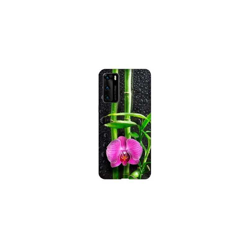 Coque pour Huawei P40 orchidee bambou