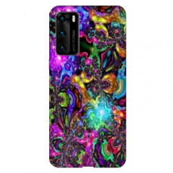 Coque pour Huawei P40 Psychedelic colore