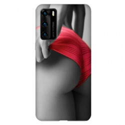 Coque pour Huawei P40 Sexy tanga rouge