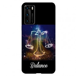 Coque pour Huawei P40 signe zodiaque 2 Balance