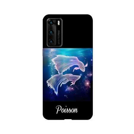 Coque pour Huawei P40 signe zodiaque 2 Poisson