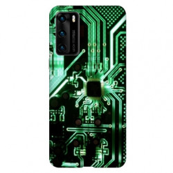 Coque pour Huawei P40 Trompe œil composant