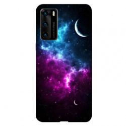 Coque pour Huawei P40 Univers Bleu violet